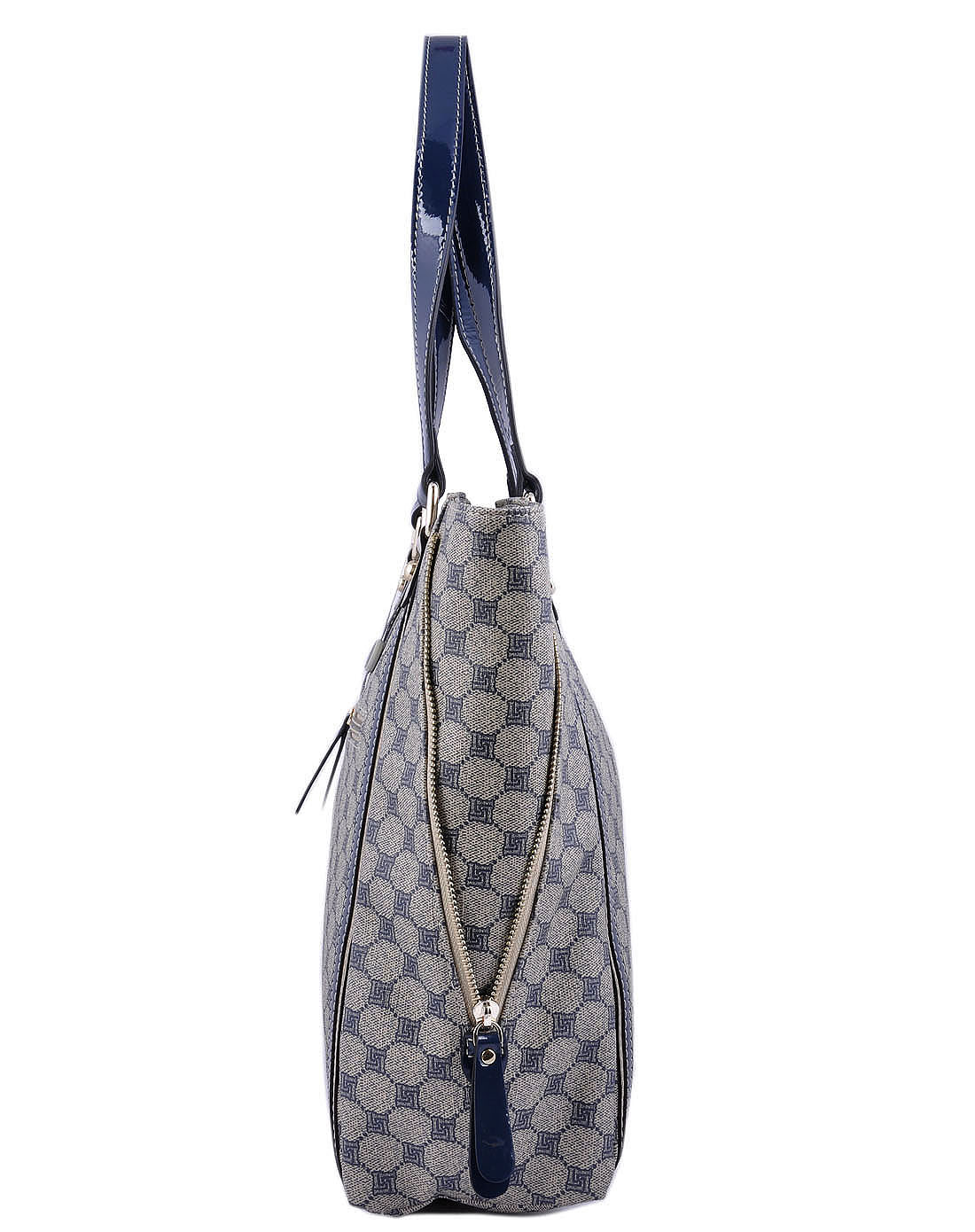 <em>圣大保罗女包</em>卡其酒红色PU皮单肩包WB1910