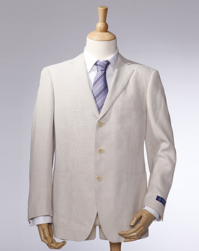 法派FAPAI巨星系列-男款浅杏色长袖西服外套