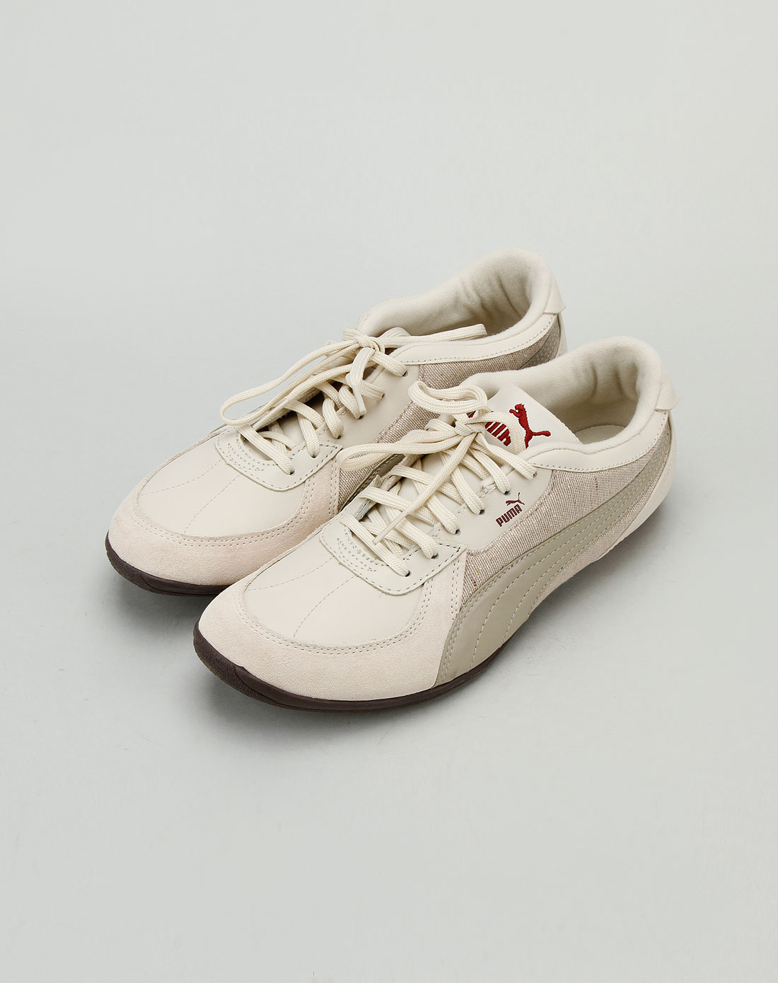 锐步,pumapuma 女款芦笋白色休闲鞋