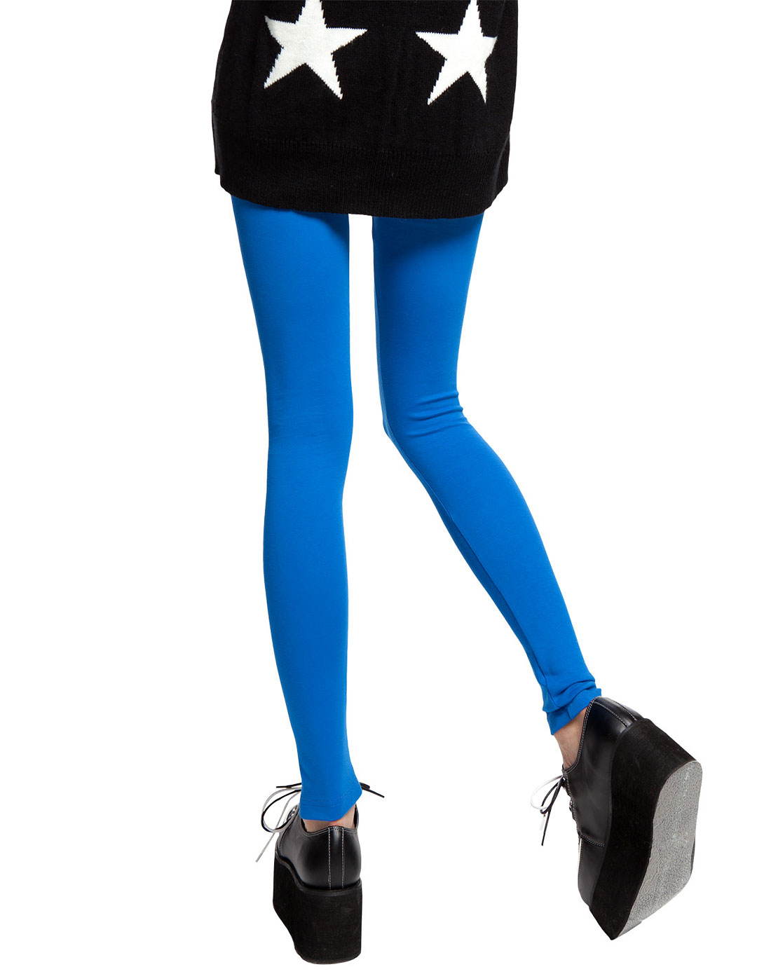 <em>女款</em>蓝色<em>打底裤</em>