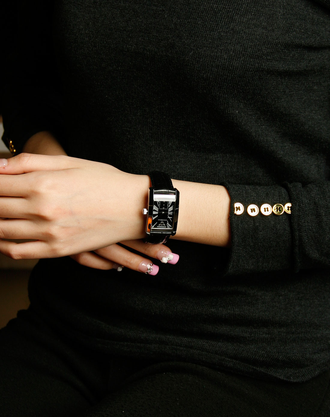 <em>阿玛尼</em>Emporio <em>Armani</em>-<em>手表女款</em>黑色情侣<em>腕表</em>