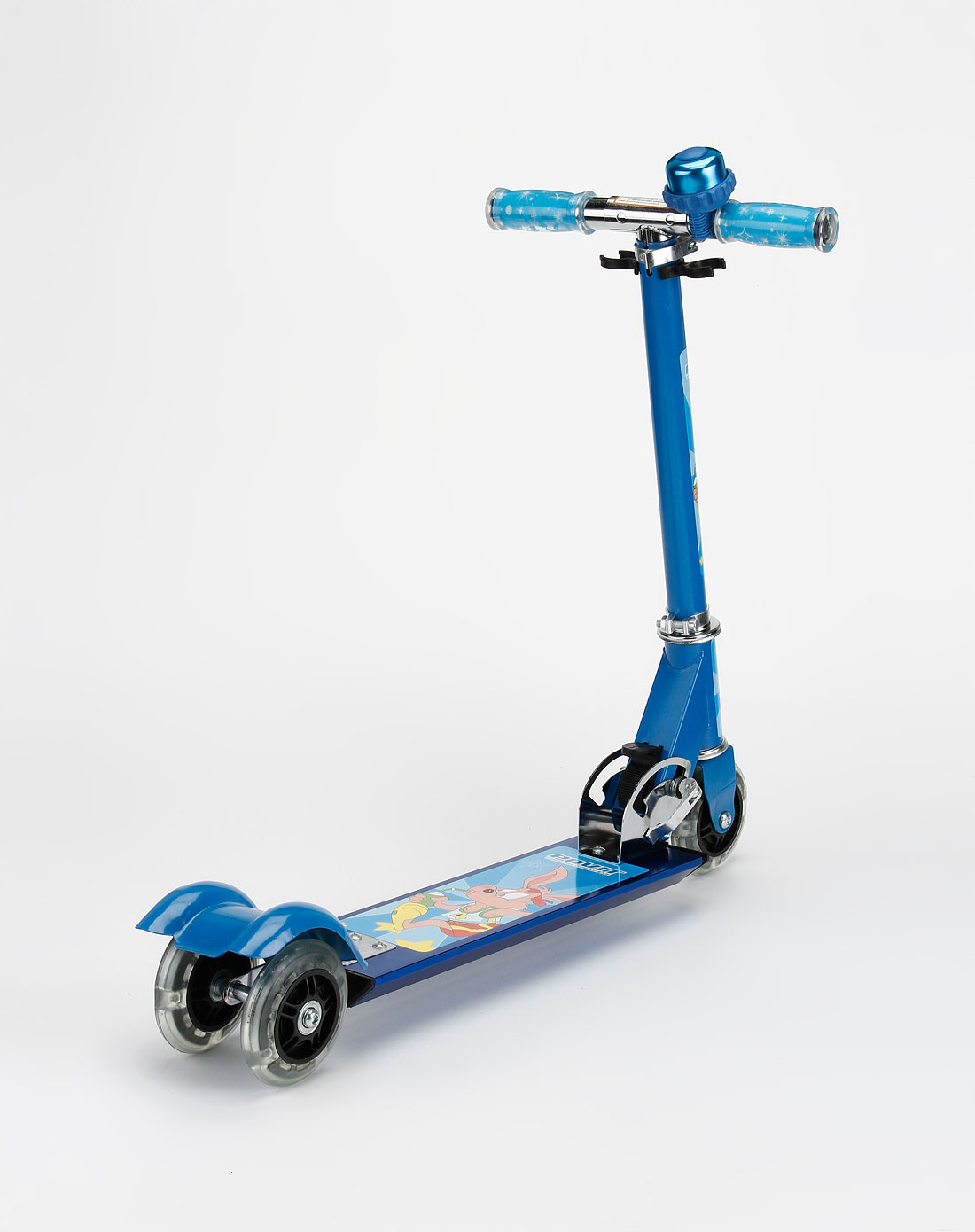 为特POVIT运动器材专场蓝色半铝儿童滑板车P