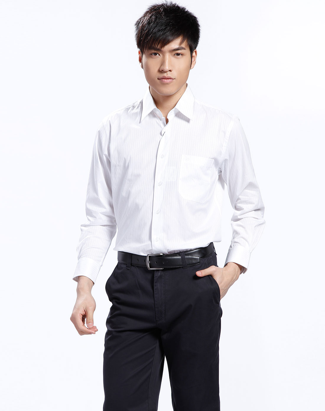 长袖衬衫#3c23248