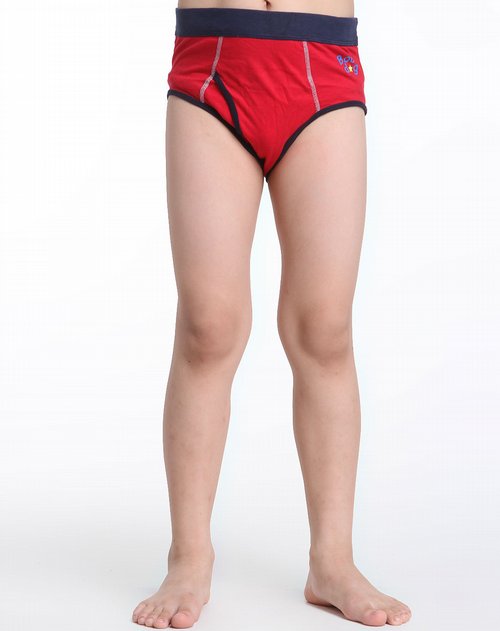 BOBDOG男女童男童红藏青色印花<em>三角内裤</em>(两