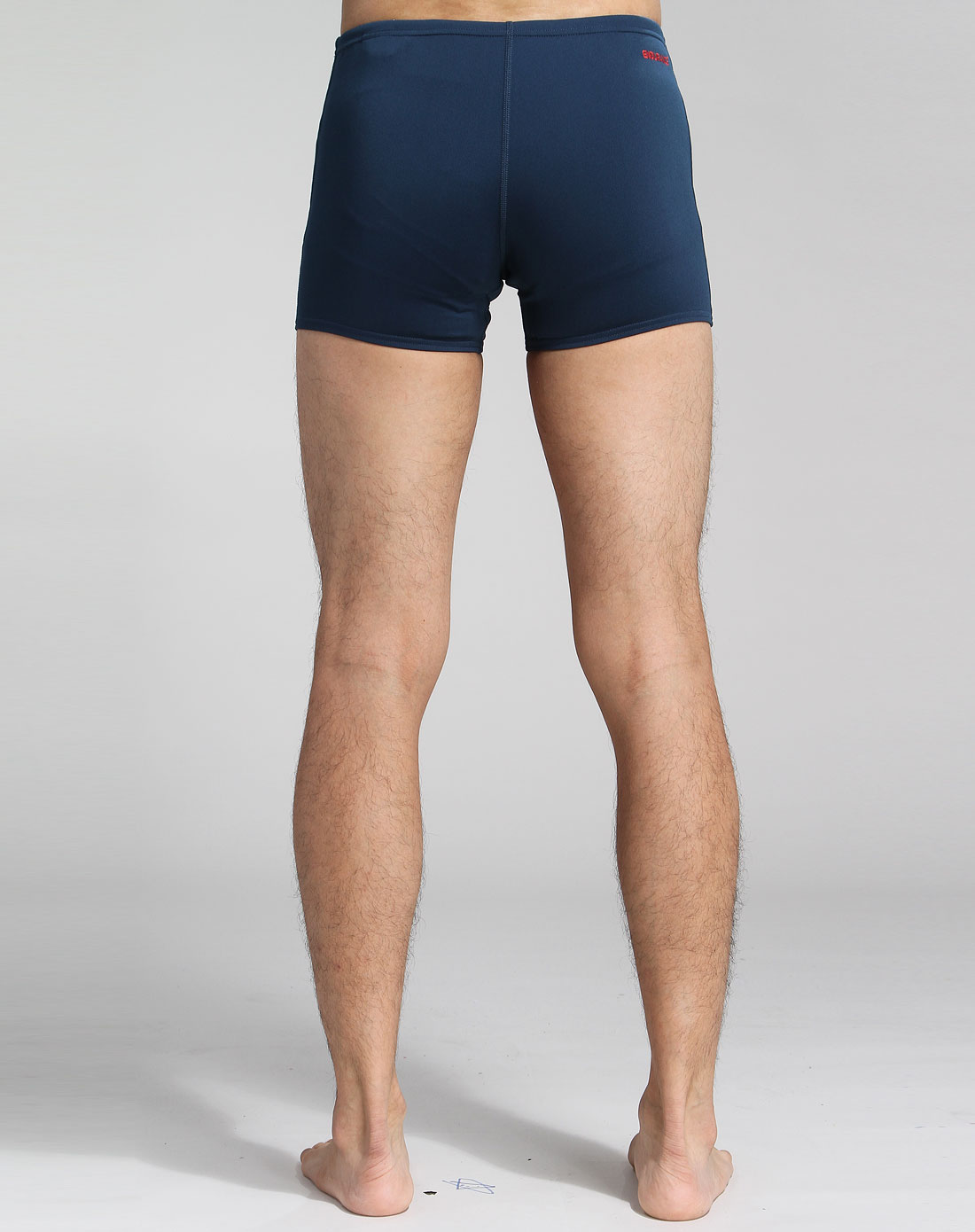 速比涛speedo--男款彩蓝色时尚平脚泳裤