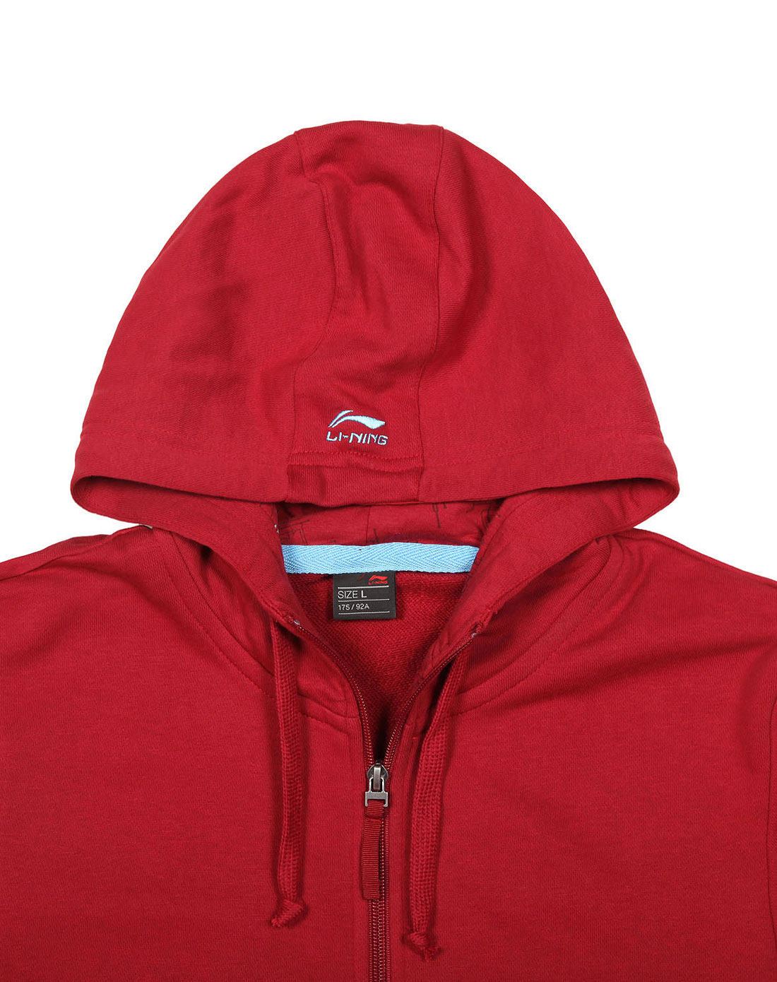 李宁<em>暗红色 开衫</em>连帽卫衣AWDEE21-4_唯品会