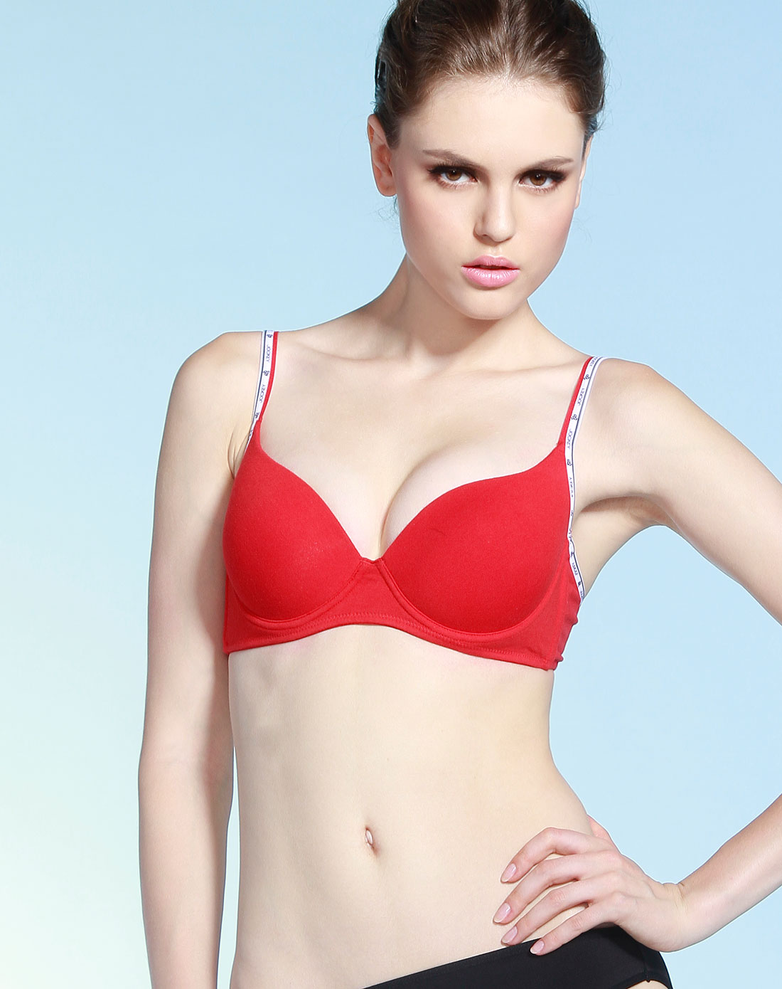 <em>红色</em>3/4杯<em>加厚文胸</em>+_jockey女士官网特价3.5-3