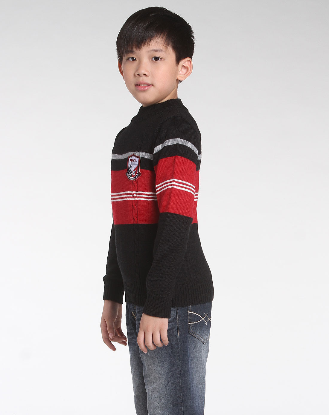 铅笔俱乐部PENCIL CLUB男女<em>童男童大红</em>黑色