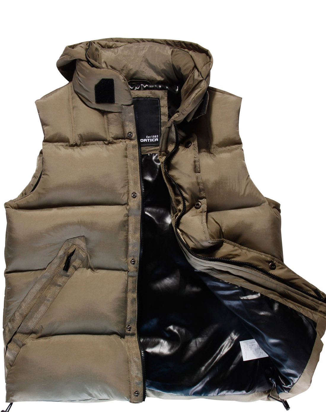 斯波帝卡SPORTICA卡其色轻柔质感<em>保暖马夹</em>1