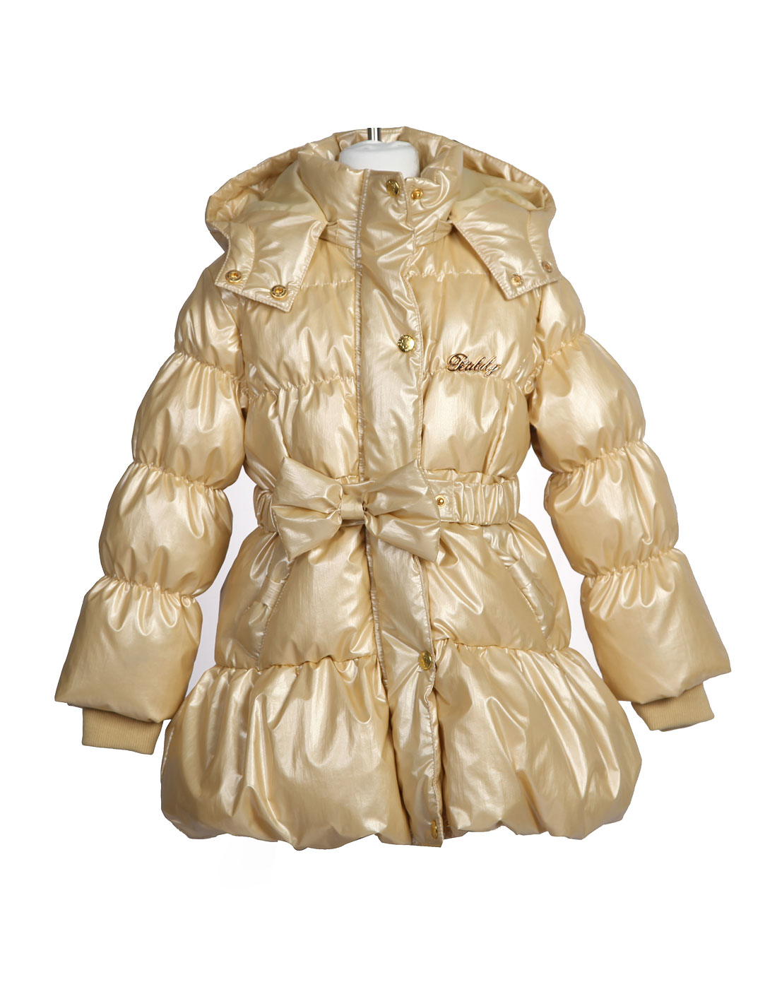 petibily<em>男女</em>童女童金色<em>羽绒服</em>p24r91900