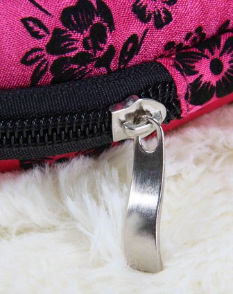 H&3家居用品专场<em>文胸收纳</em>包玫红色小花6920