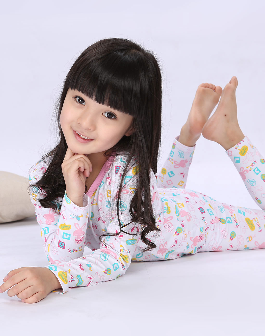 北极绒Bejirog女士<em>内衣</em>专场<em>女童</em>白/粉红色流氓