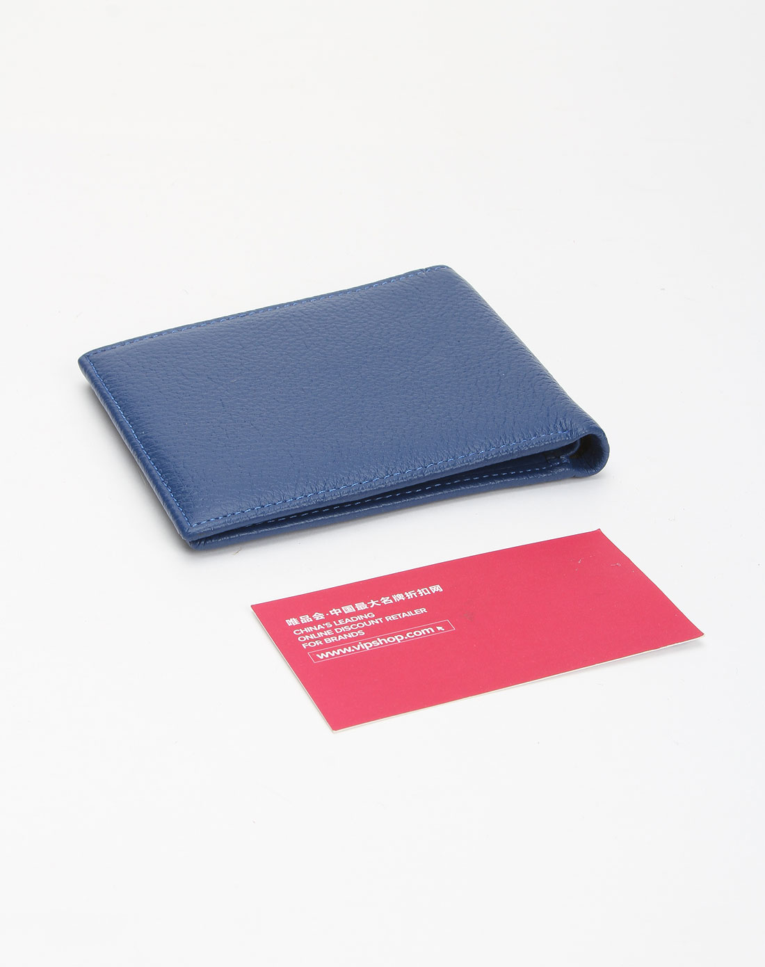 宾奴<em>BALENO女款</em>深蓝色简约休闲横款钱包1T