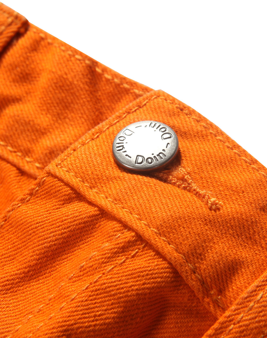 DOIN橙色绚丽<em>糖果</em>色<em>磨破</em>百搭牛仔<em>短裤</em>Z3022