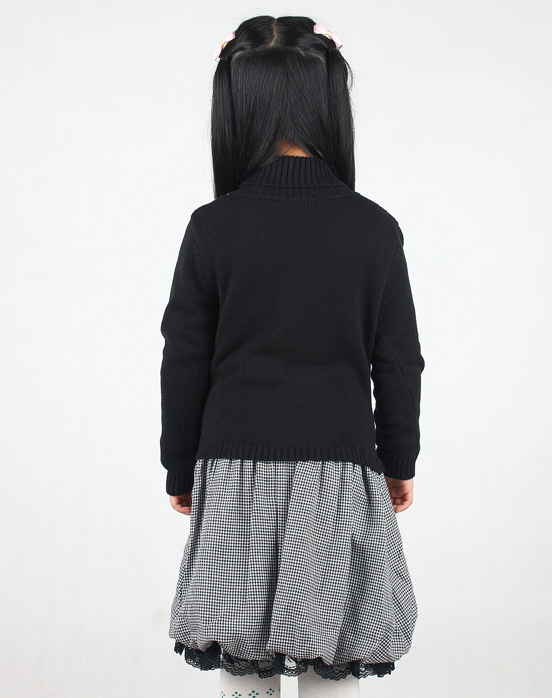 M&Q男女童<em>女童</em>木炭<em>黑毛衣</em>连衣裙MJQ86029