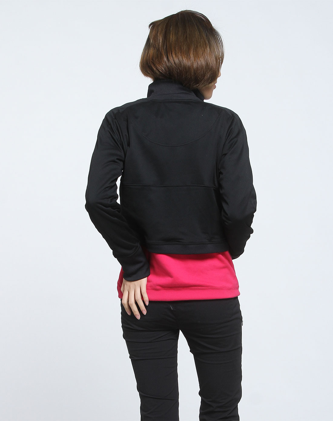 <em>耐克nike</em>女款黑色简约<em>休闲</em>长袖<em>外套</em>364543-0