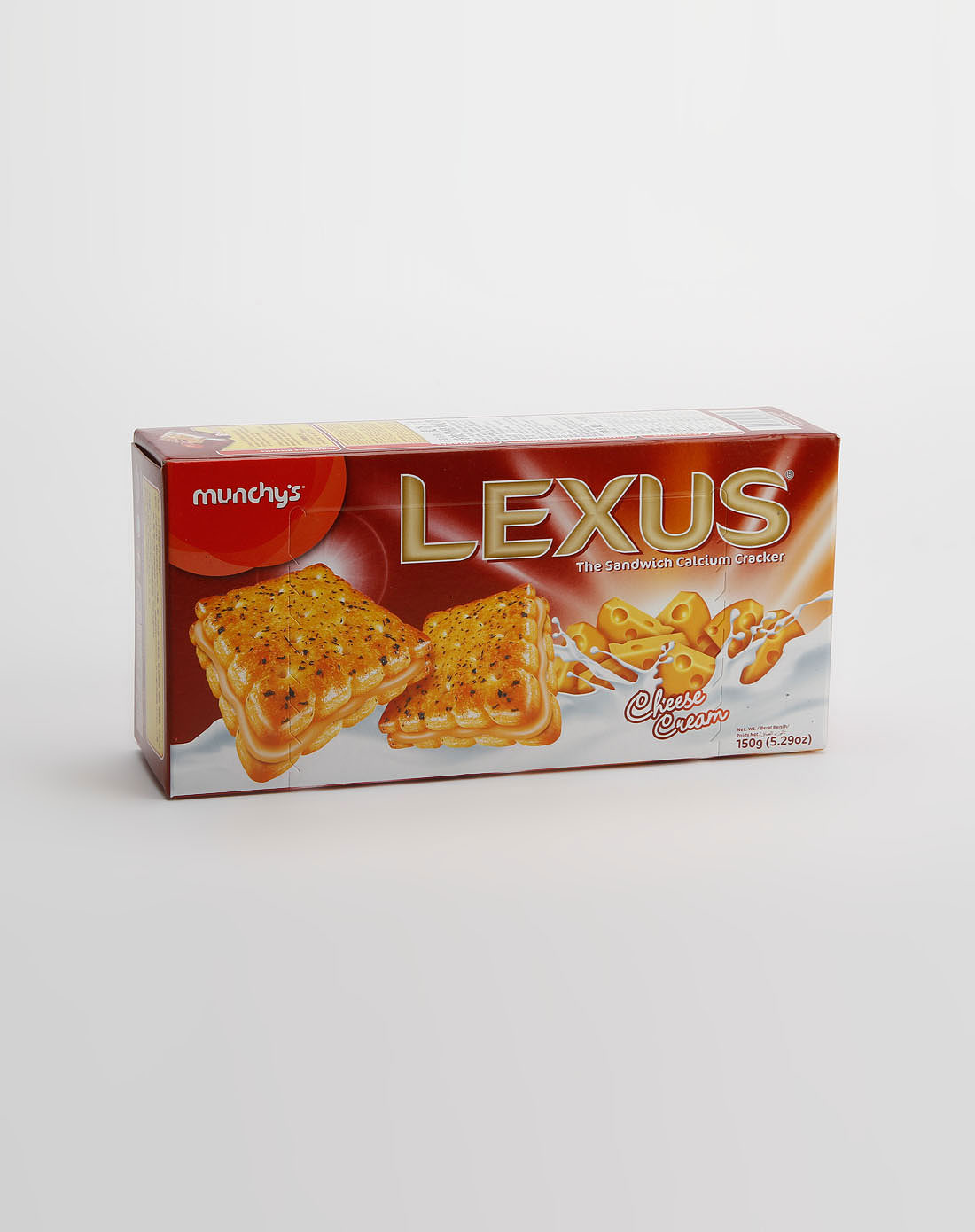 马来西亚零食专场麦奇力士特浓奶酪夹心饼 150g