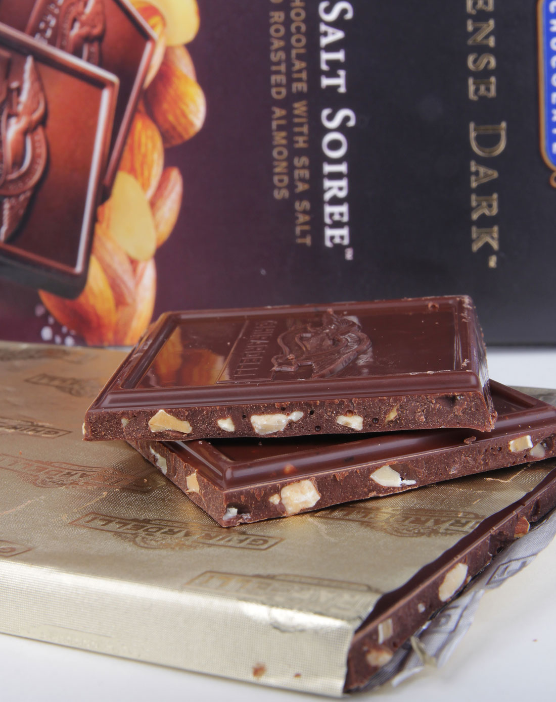 吉诺丹利ghirardelli吉诺丹利 海盐黑巧克力板 100g