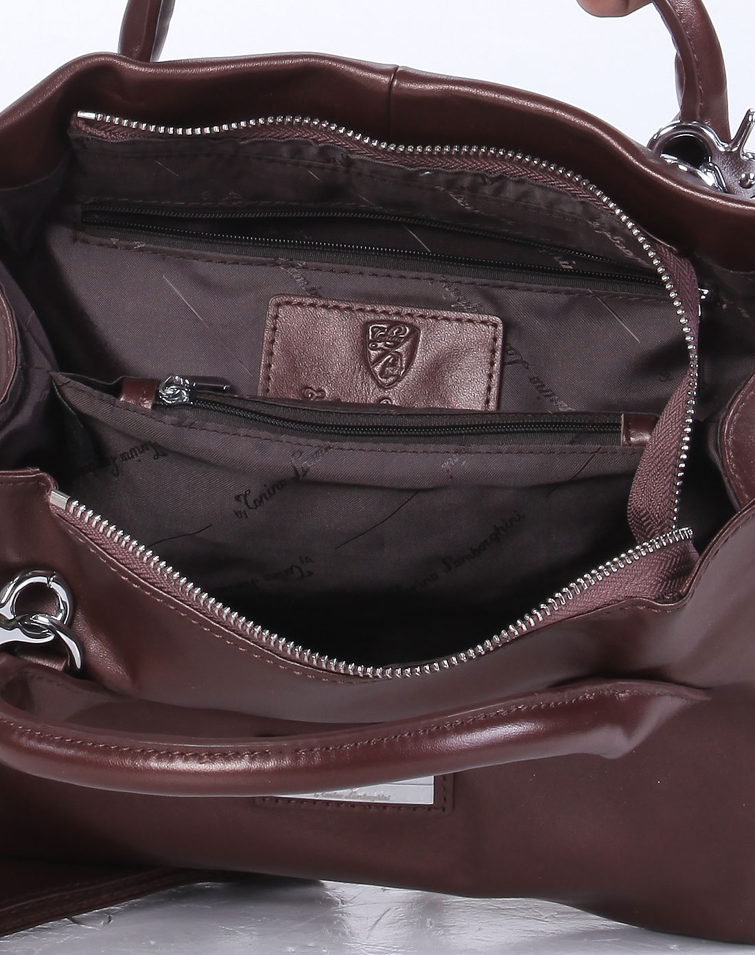 林宝坚尼lonino lamborghini女包专场啡色时尚休闲两用包