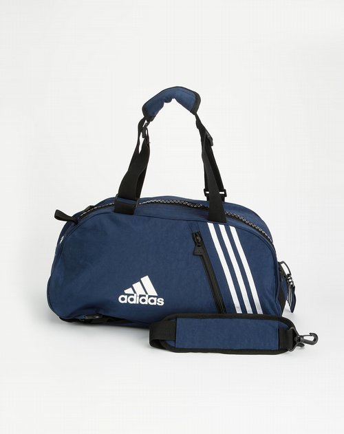 阿迪达斯adidas-柔道男装专场男款深蓝色洗水手提两用运动包