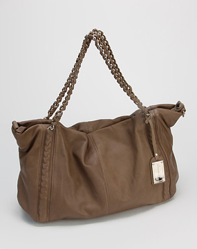 思加图staccato女款深灰色软羊皮手提包