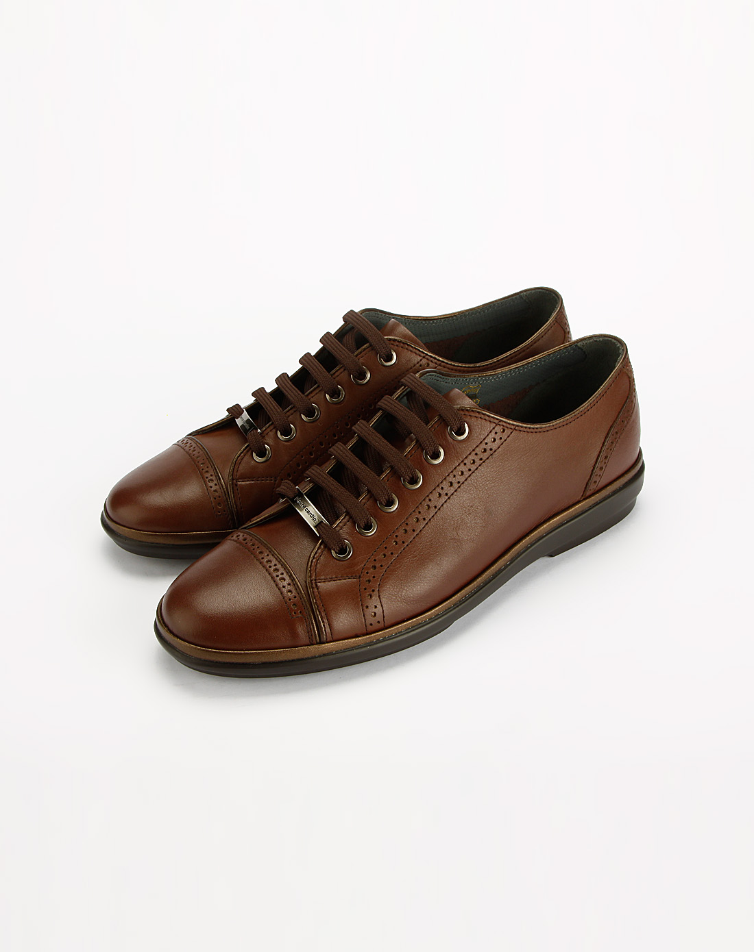 皮尔·卡丹pierre cardin-棕色时尚皮鞋_唯品会名牌时尚折扣网