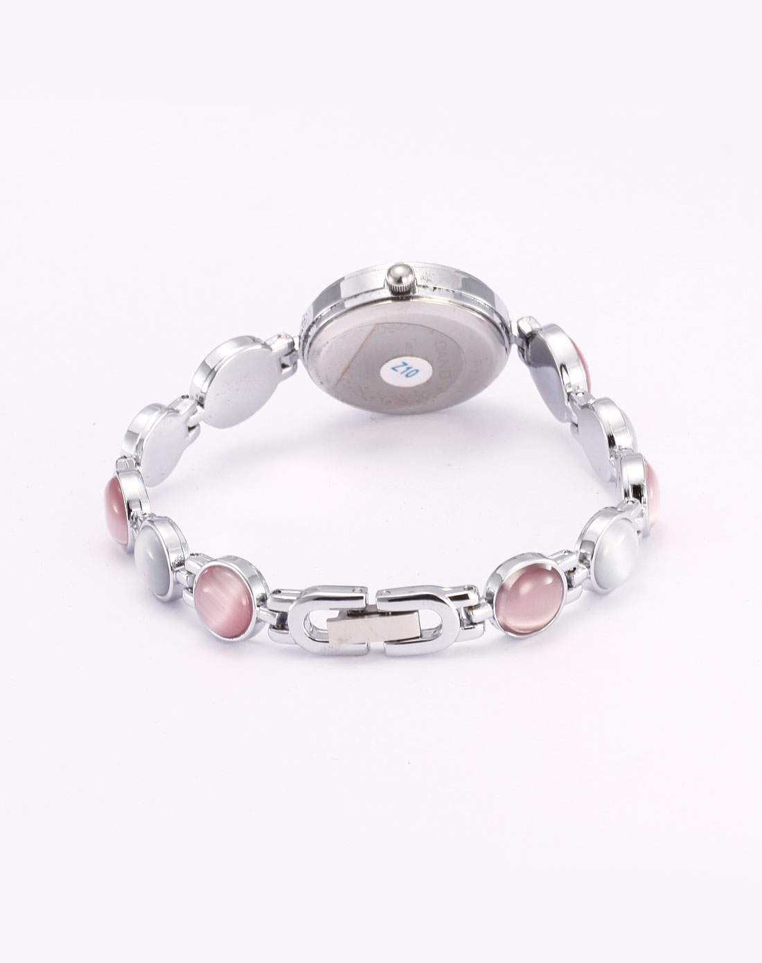 达诺dano手表专场女款白/粉色猫眼石手链表