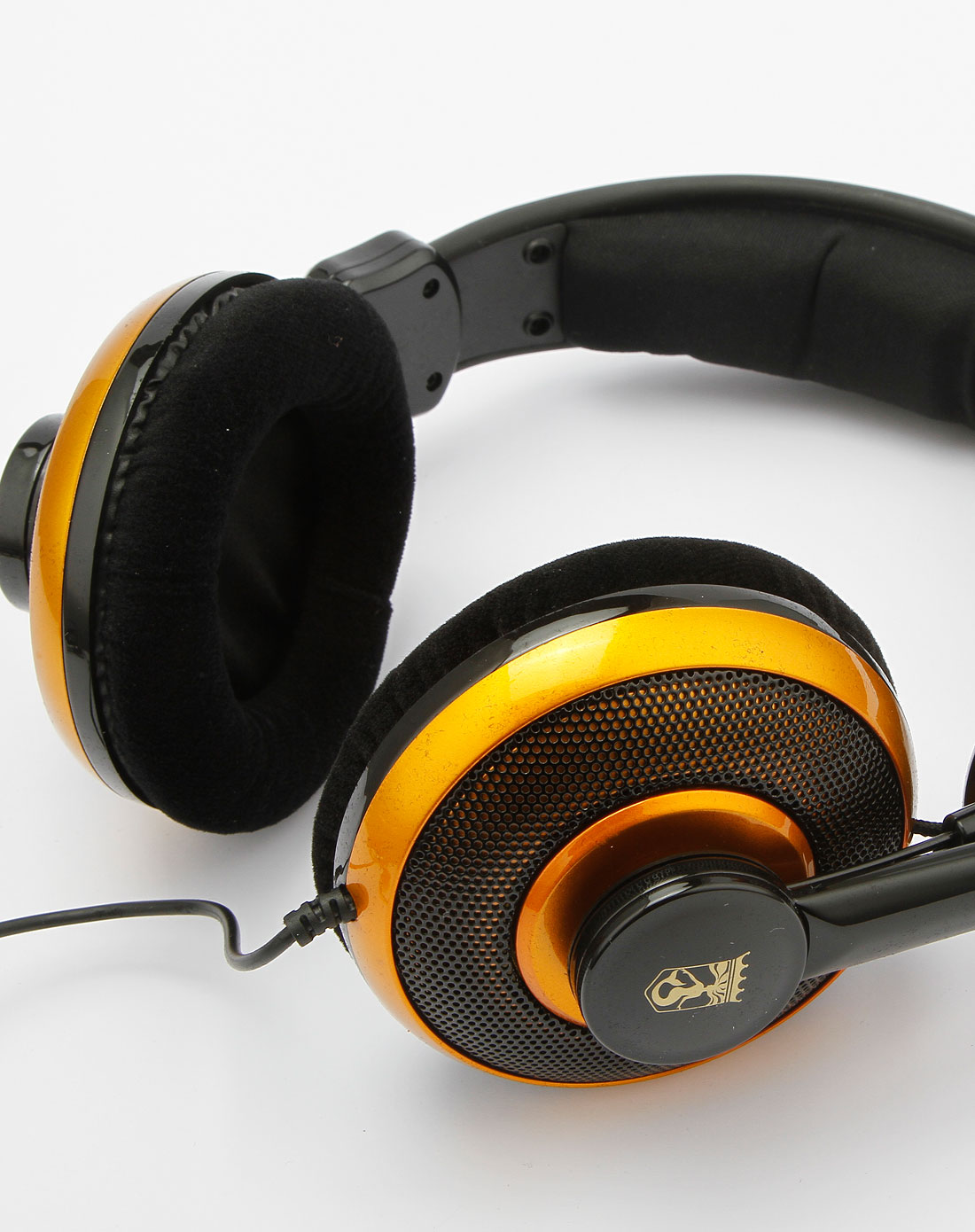 宾果黑/橙金色游戏系列耳机麦克风
