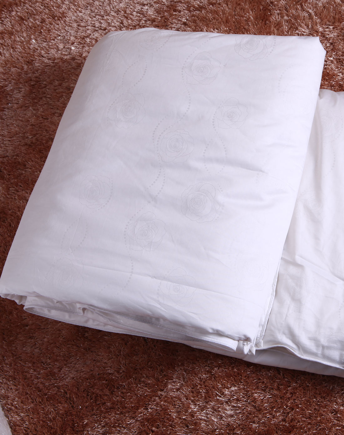 紫怡家纺白色豪华桑蚕丝被220*240