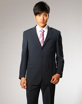 法派fapai-总统系列专场男款墨蓝色休闲西服套装