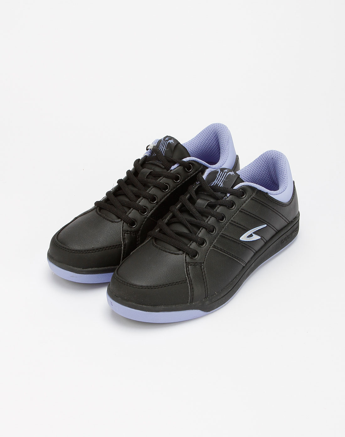 德尔惠deerway女款黑色网球鞋