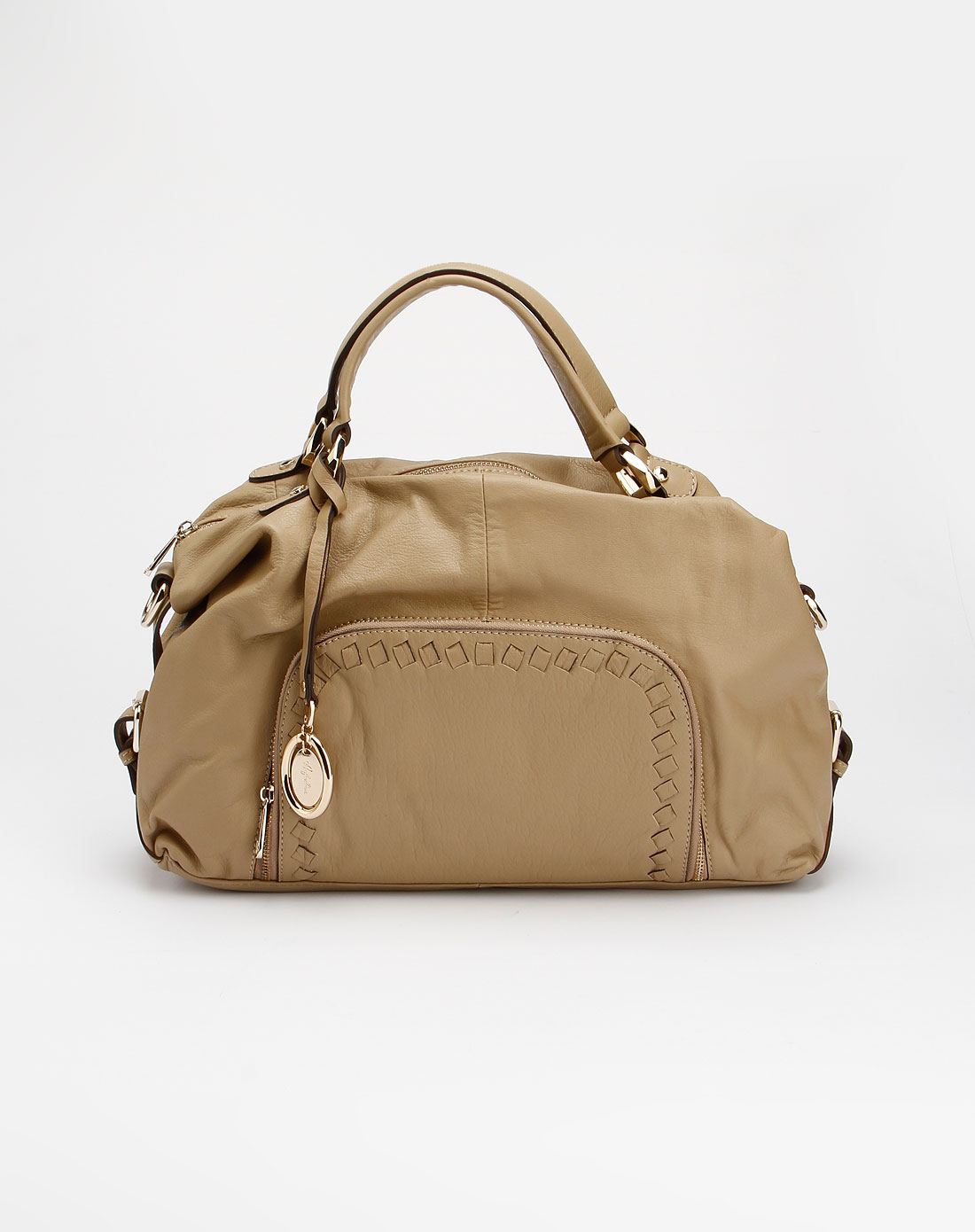 澳洲袋鼠austarlion女包专场女款卡其色时尚休闲两用包3