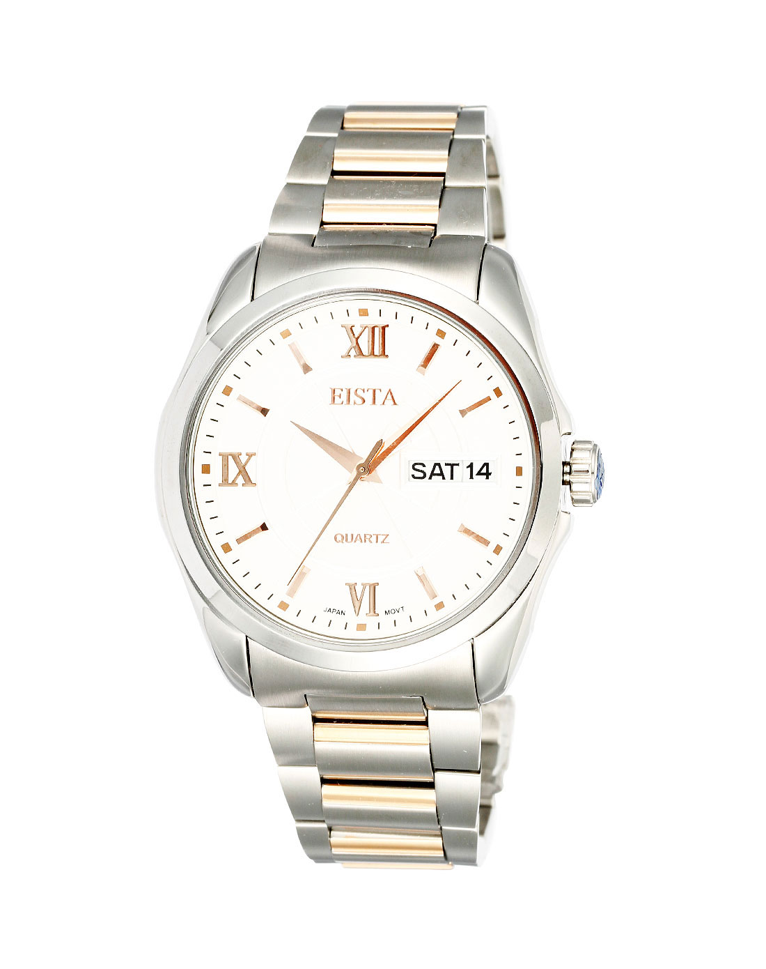 亚时达eista手表专场男款银/白色个性手表