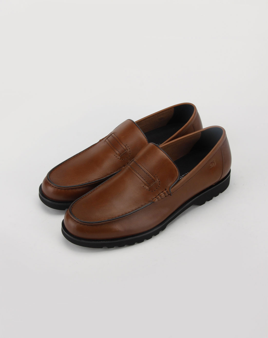 s.t.dupont男款咖啡色皮鞋