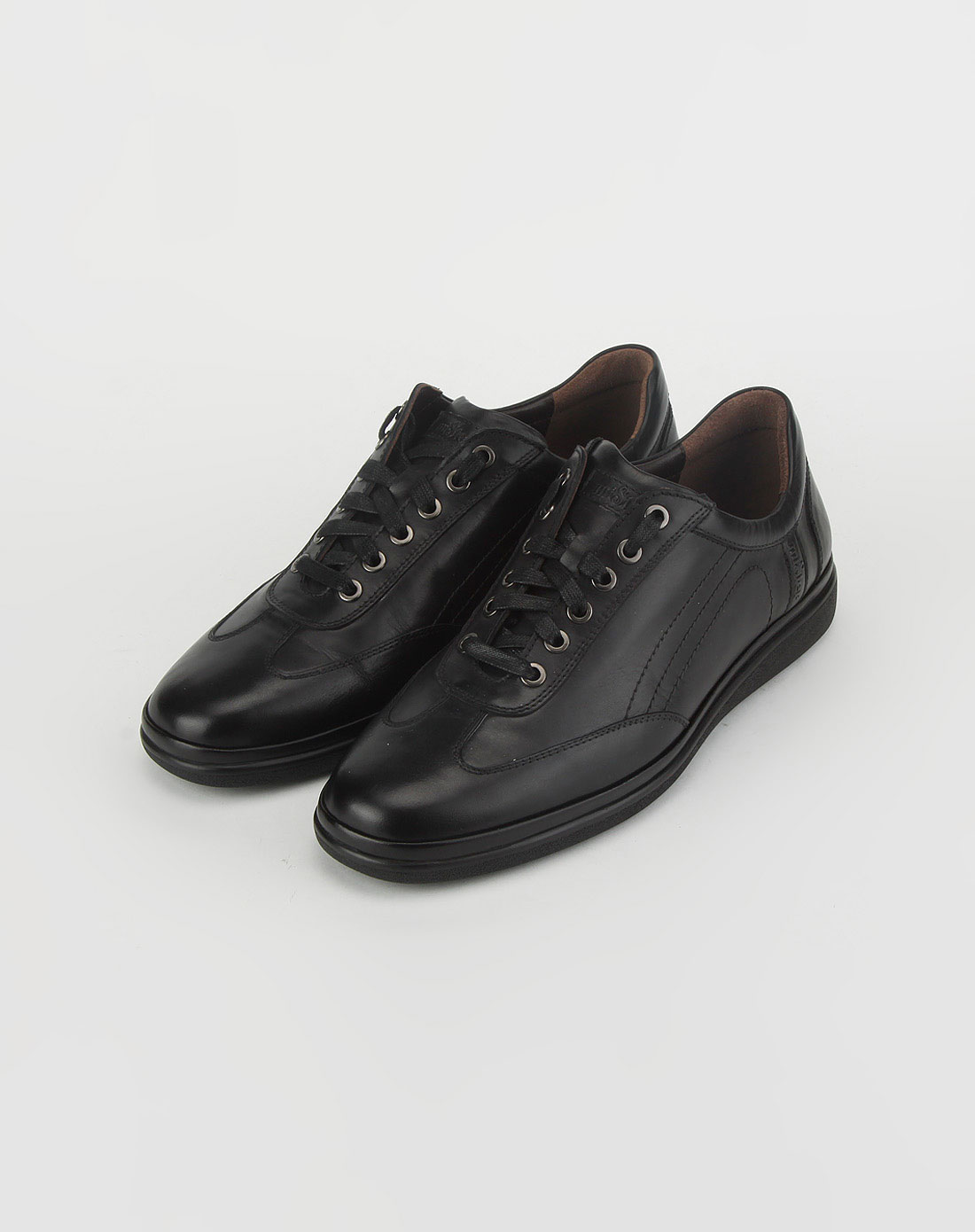 名仕mister男款黑色系带皮鞋