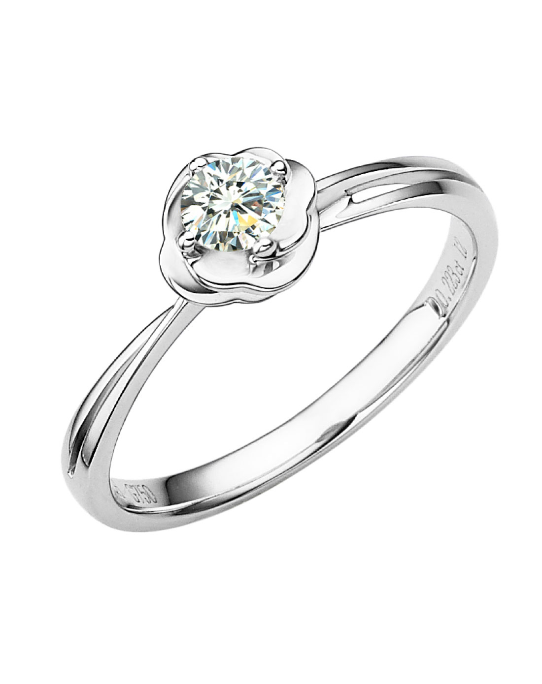 蓝色多瑙河专场18k金20分钻石女戒-cloud