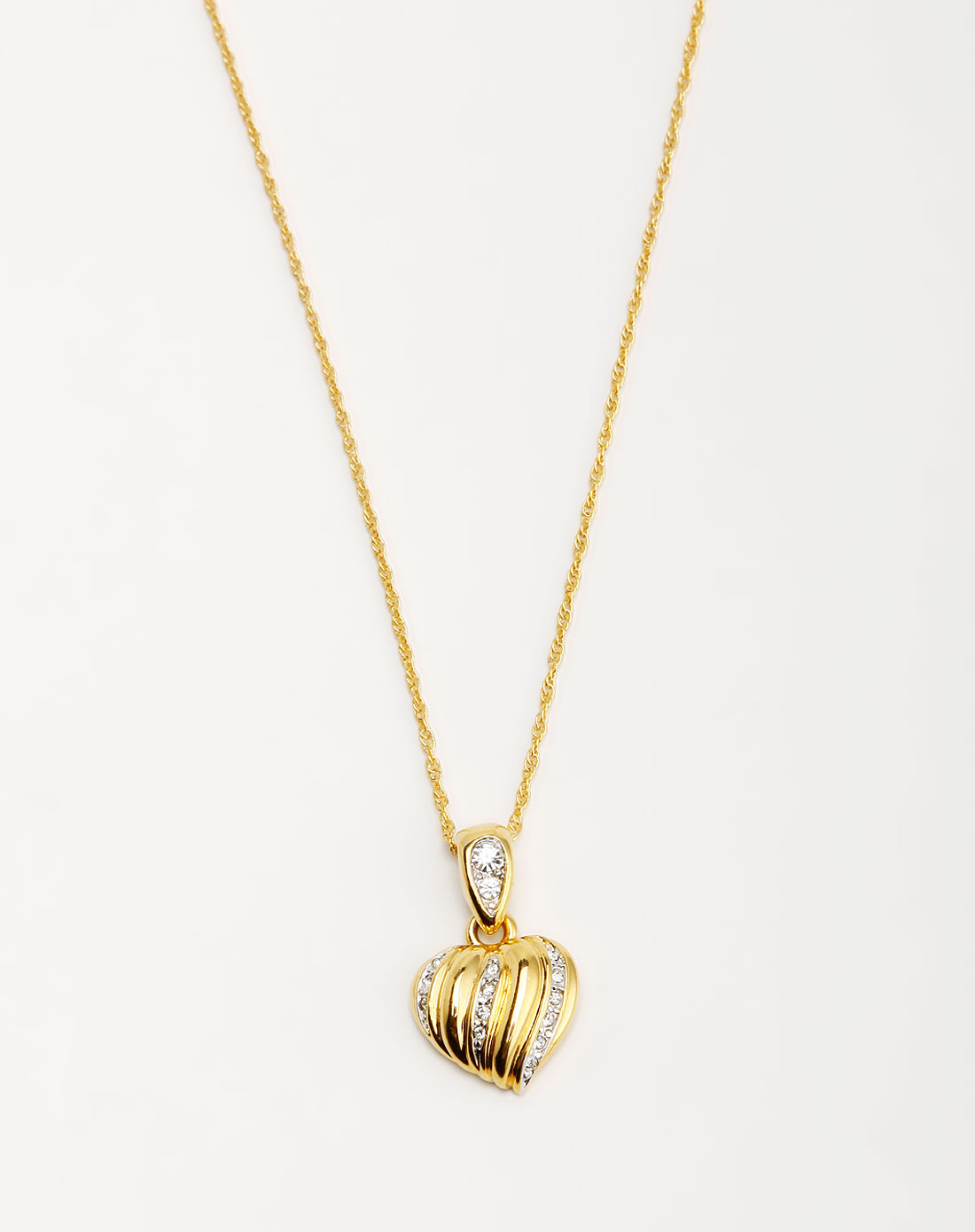 伊泰莲娜italina心形欧式宫廷风镀黄金吊坠