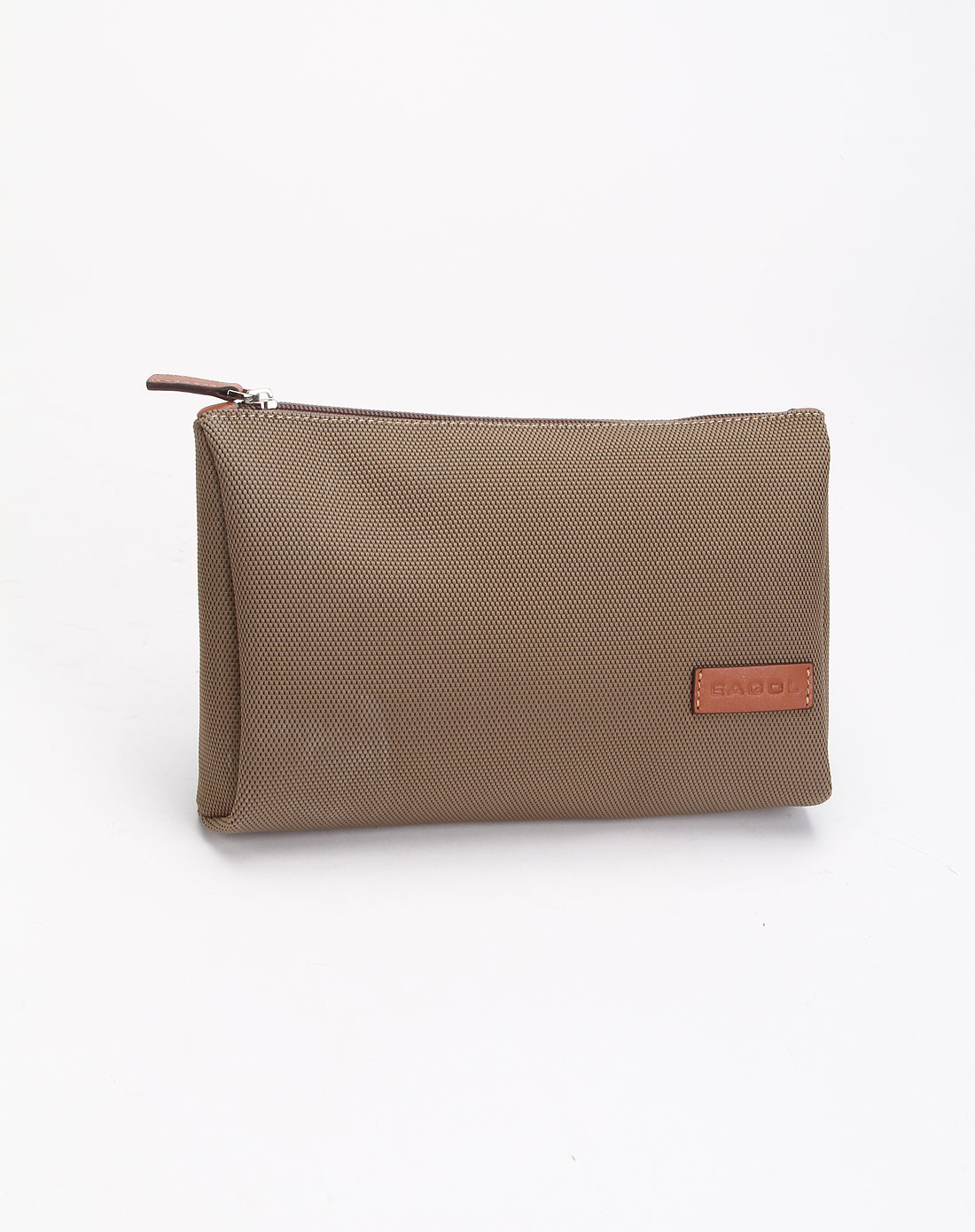 中性卡其色私人物件收纳包