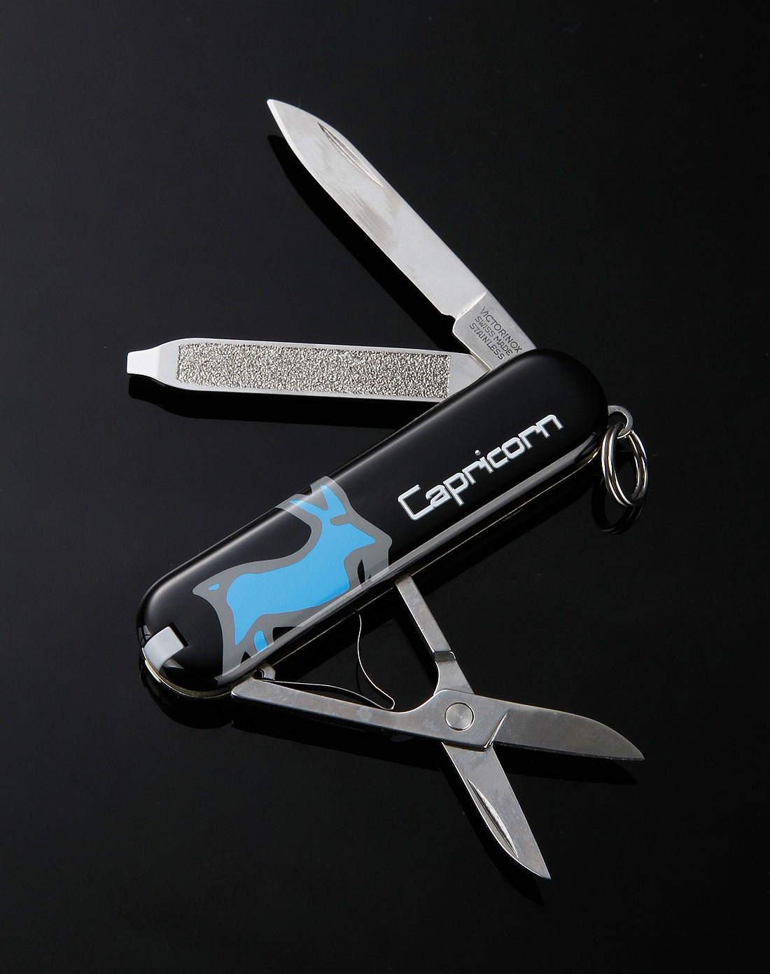 瑞士军刀victorinox黑色摩羯座(配盒子)