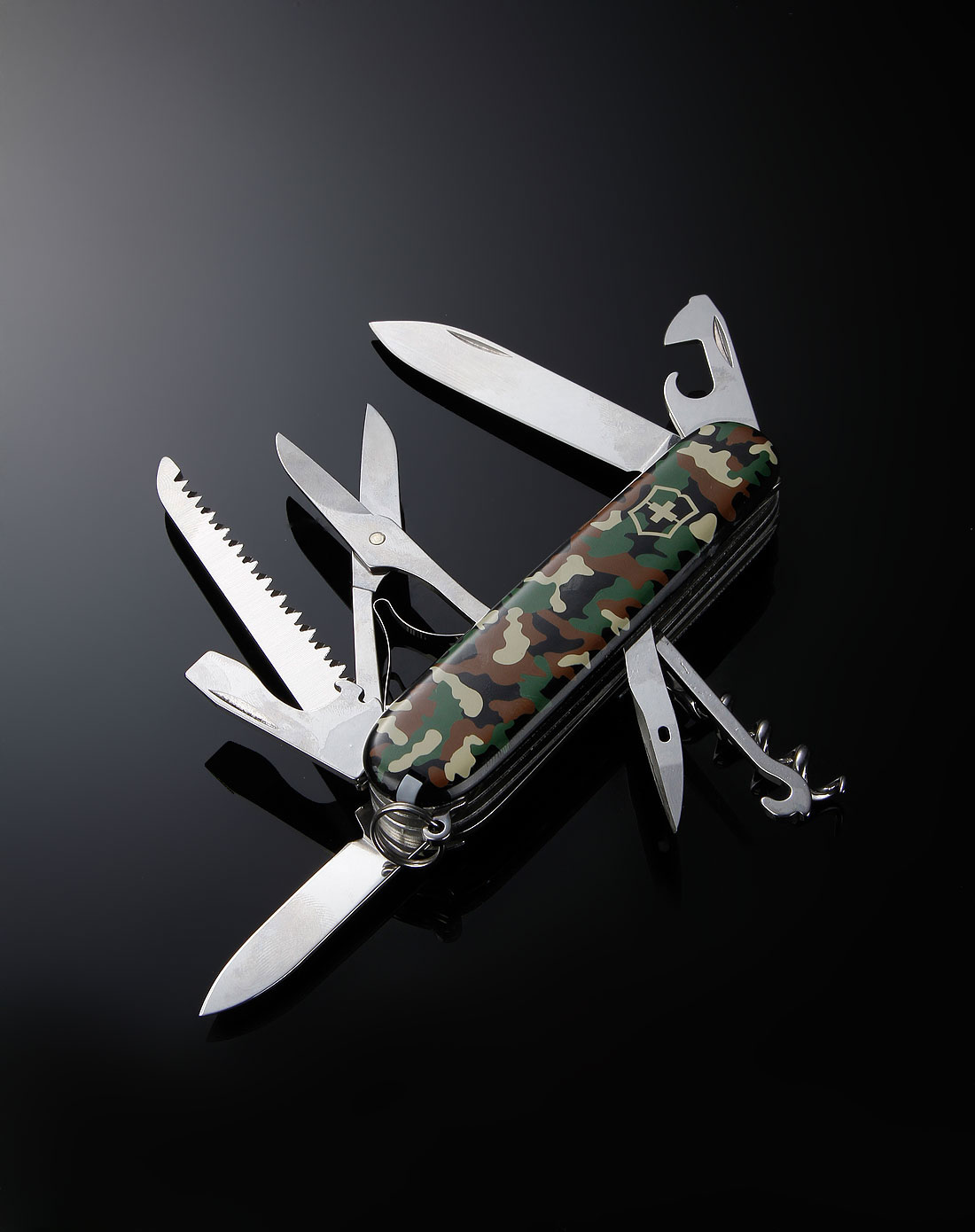 瑞士军刀victorinox迷彩色猎人1.3713.94