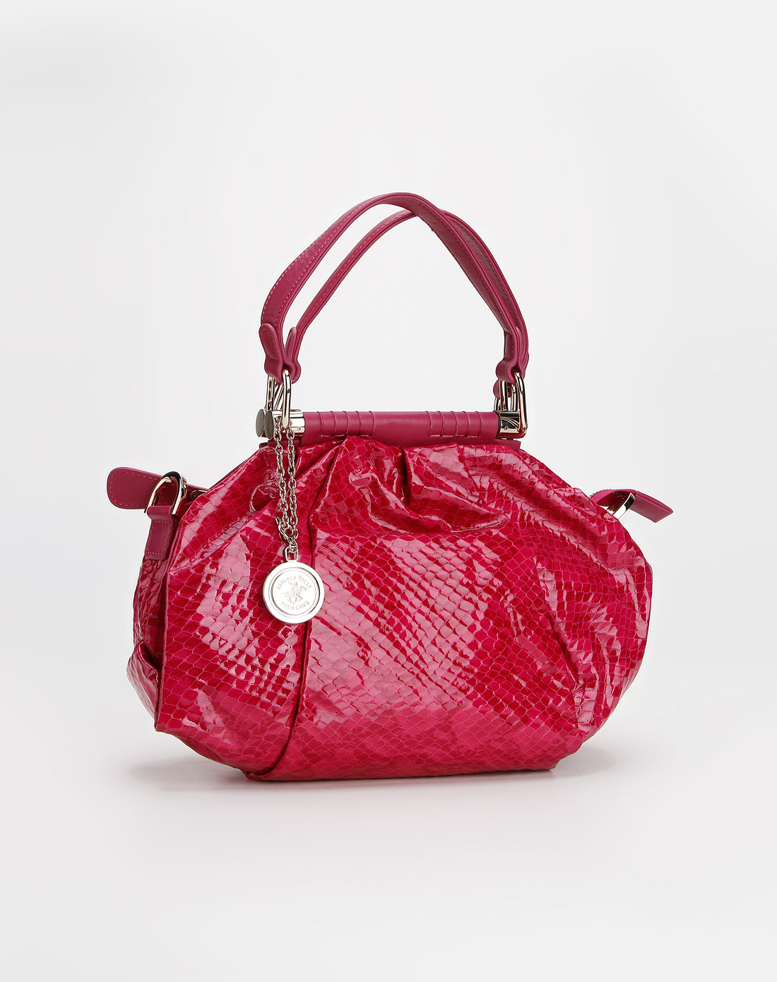 比华利保罗-女包专场女款深红时尚手提包