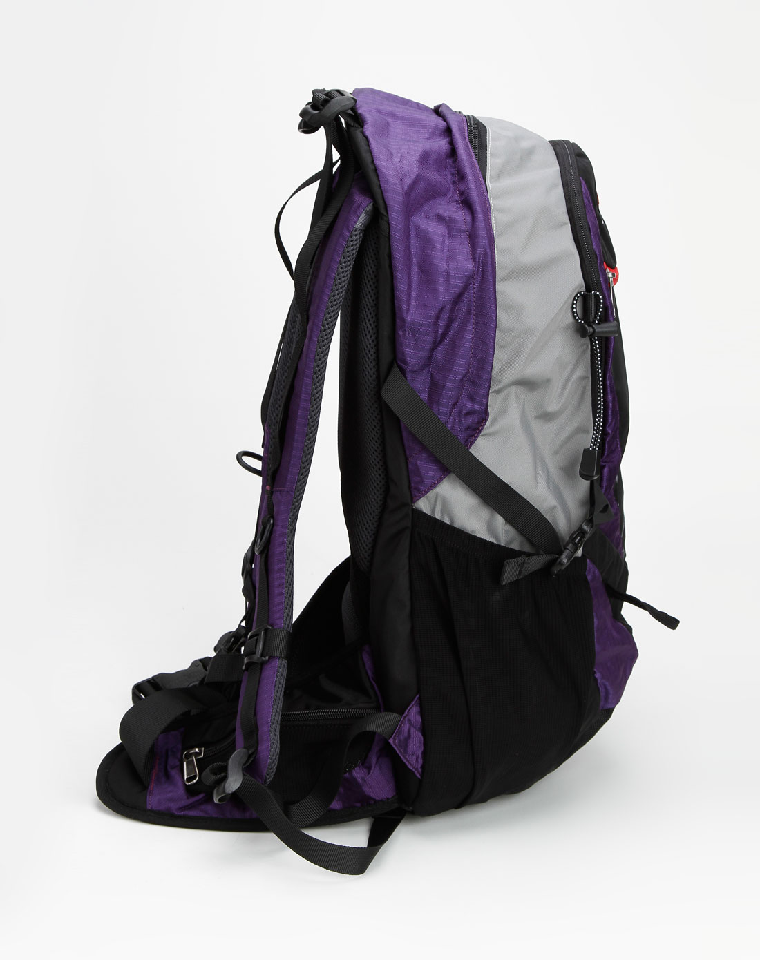 玛丁图mountaintop黑/紫色时尚双肩包