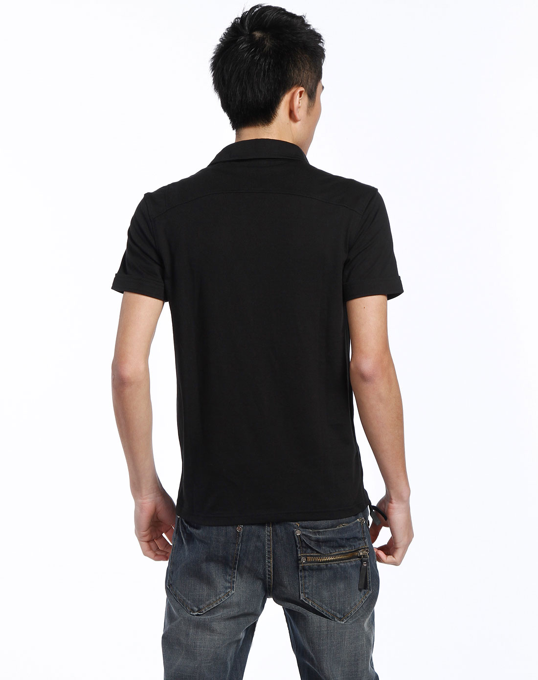 酷kuhle男款黑色短袖t恤3