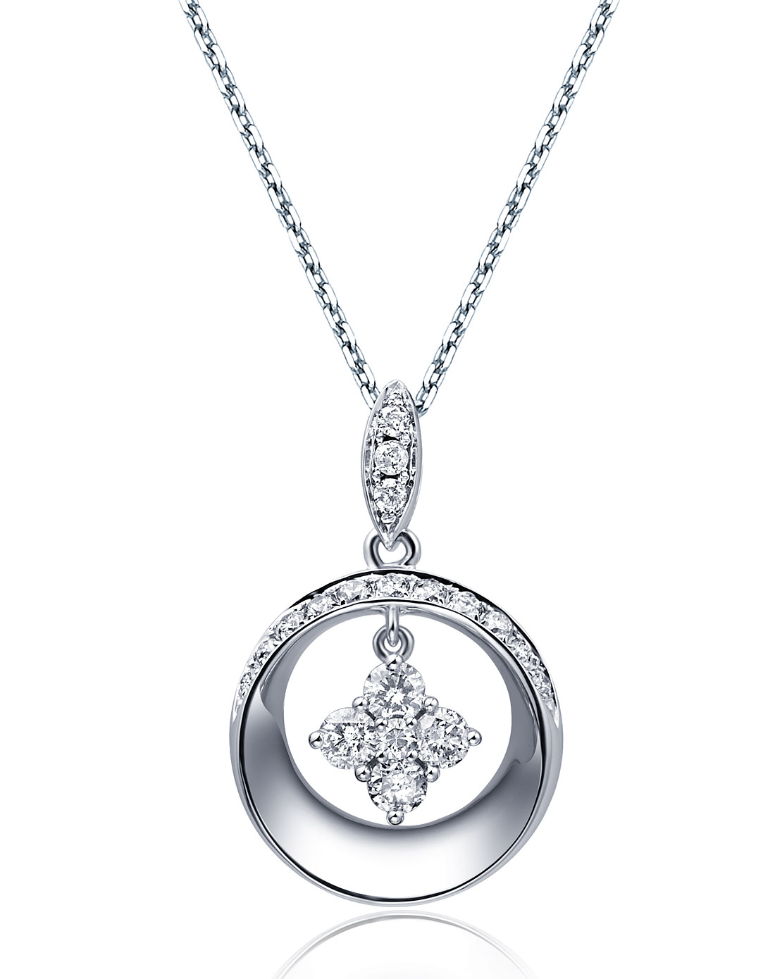 周大福周大福逸彩系列钻石吊坠