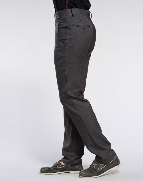 马克华菲男装专场深灰色休闲长裤