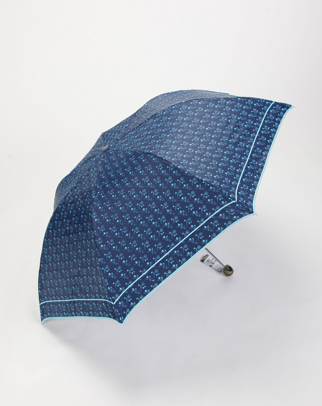 天堂伞深蓝色知性达人印花防紫外线太阳伞_唯品会名牌时尚折扣网