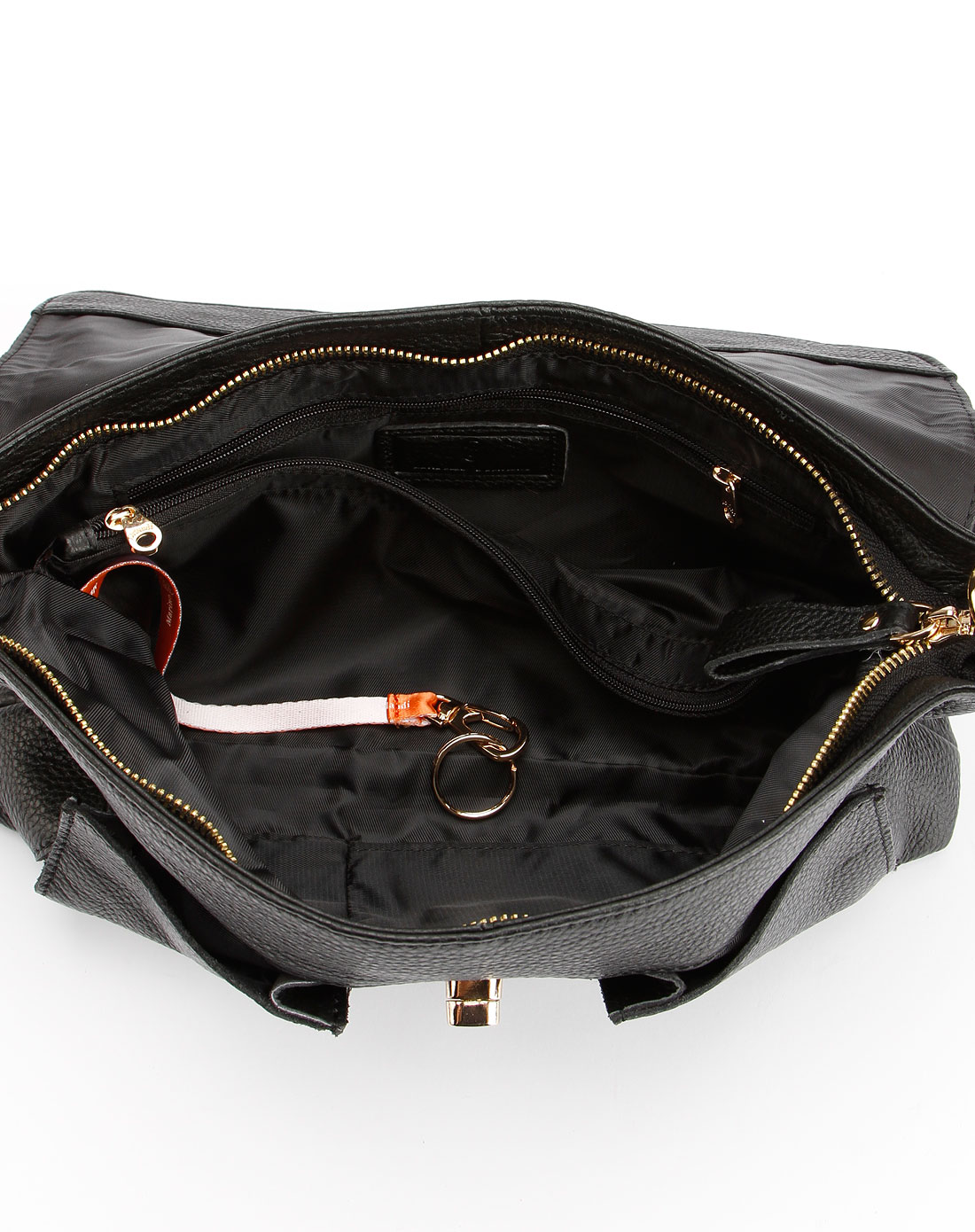 马连奴·奥兰迪-女包黑色时尚手抓包