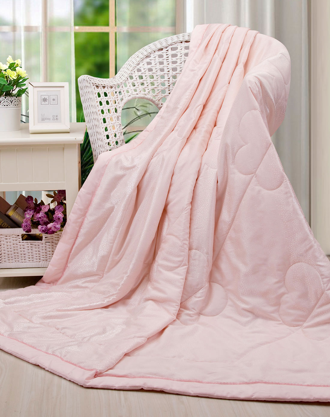 竹纤维空调被(粉色)150*200