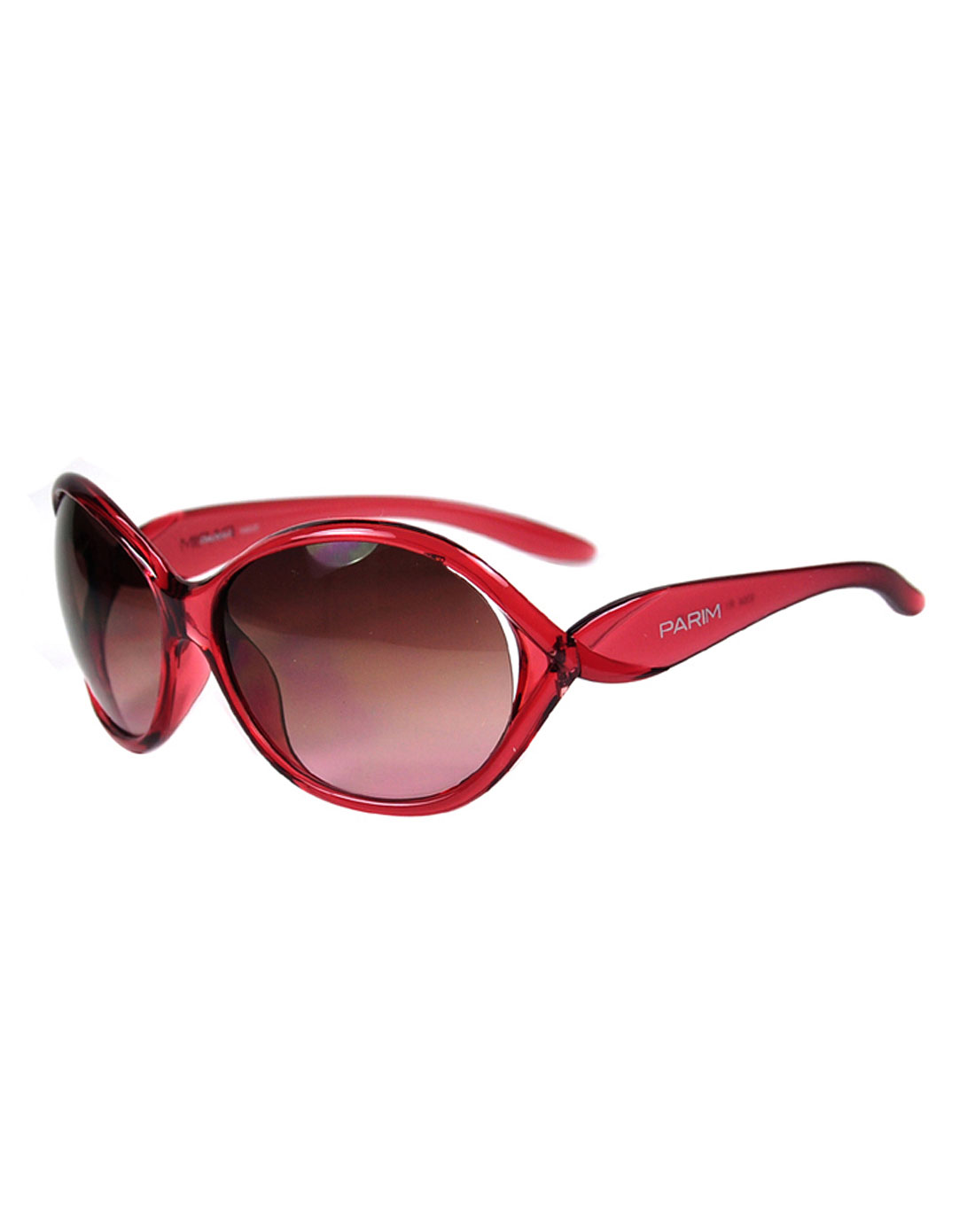 派丽蒙parim眼镜专场女款透明红紫色休闲时尚太阳镜