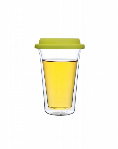 最生活a-life家居专场绿色双层隔热随手杯320ml